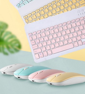 Teclado inalámbrico Universal de 10 pulgadas con Bluetooth, juego de ratón recargable para IPad, Iphone, MAC, teléfono Android, Samsung, Tablet y Windows - Product Image 1