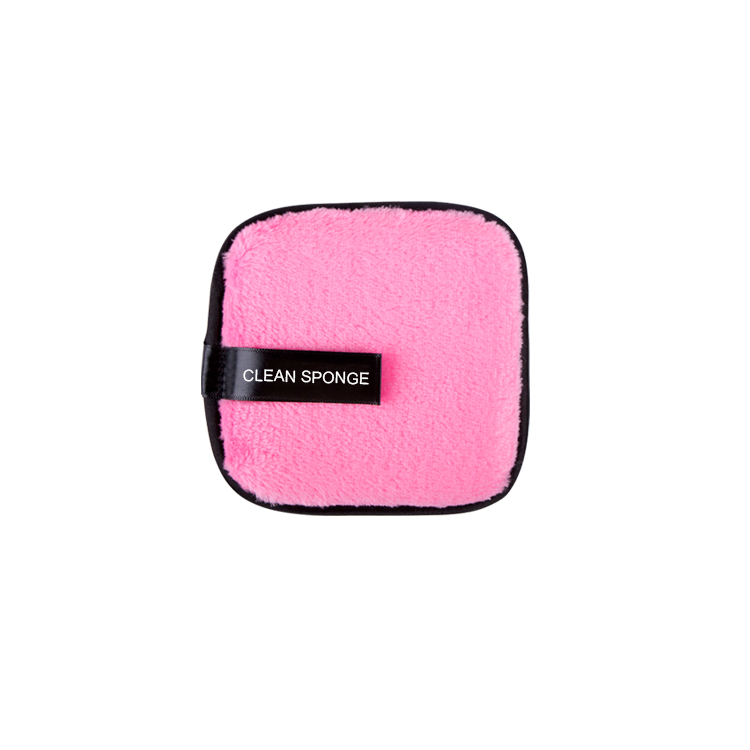 Flanelle Bord noir Carrés roses