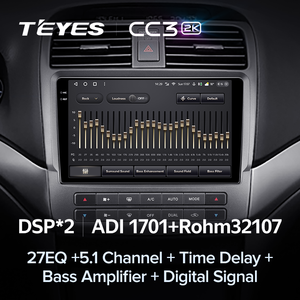 Teyes CC3 2K Cho Honda Inspire 4 2003 - 2007 Cho Acura TSX 2003 - 2008 Tay Lái Xe Ô Tô Đài Phát Thanh Đa Phương Tiện Máy Nghe Nhạc Navigation - Product Image 4