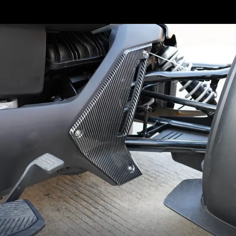 YongJin Atv Body Kit Kohle faser muster Untere Paneele Verkleidung spads Protector Trim Cover für Can-Am Ryker Alle Modelle