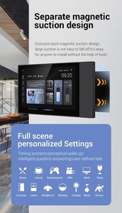 Glomarket Tuya 7 inç çok fonksiyonlu akıllı merkezi kontrol müzik sahne dokunmatik ekran akıllı ev kontrol paneli Zigbee Hub ağ geçidi - Product Image 6