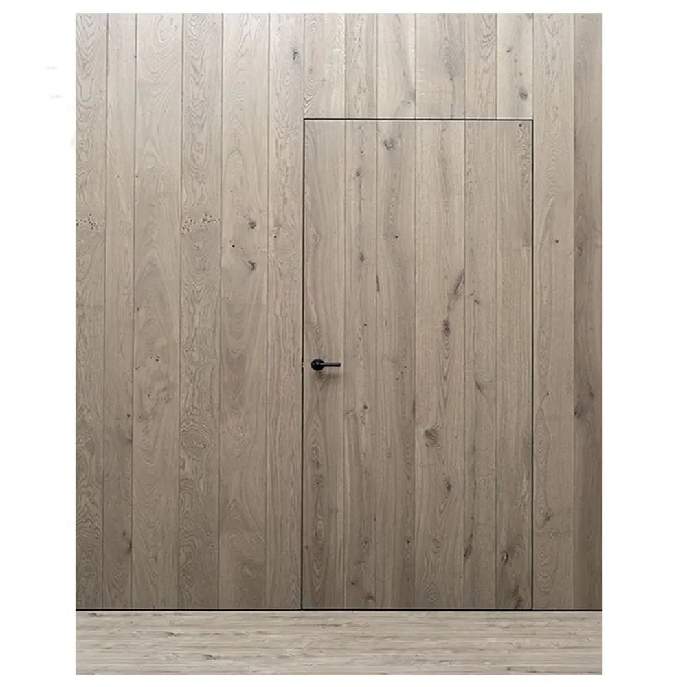 باب خشبي مخفي بدون إطار, تصميم بدون إطار خفي للأبواب الخشبية غير مرئية