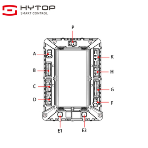 HYTOP Digital CAN Controller Codesys Programmier bares Power Management Modul mit Relais Sicherungen Ports DOH/DOL/PWM H-Bridge Control