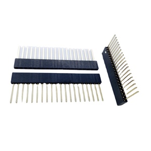 Connettore a livello di scheda 2P-40P a fila singola dritta femmina perno intestazione 2.54MM Pitch Strip presa per Arduino PCB - Product Image 1