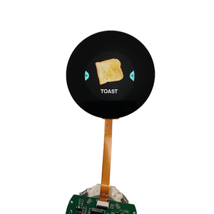 Il modulo Display LCD tondo da 1.28 pollici con risoluzione ad alta luminosità 240*240 può essere dotato di scheda Driver - Product Image 1