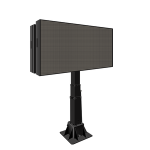เปิดตัวใหม่กันน้ำกลางแจ้งเสาถนนโฆษณาหน้าจอ LED ป้ายดิจิตอลนำแบนเนอร์เสาไฟจอแสดงผล LED - Product Image 1