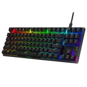For Hyper X Alloy Origins Core RGB Mechanical Gaming <strong>Keyboard</strong> 87 <strong>Keys</strong> Black Red Axis for PC <strong>Computer</strong> Laptop - Product Image 1