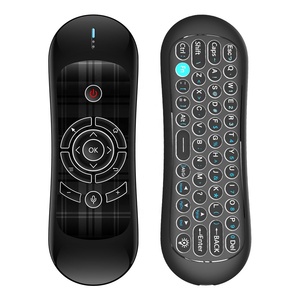 Hostrong Factory OEM ODM 2.4G Wireless Air Mouse <strong>Keyboard</strong> Motion Backlight Touchpad Remote <strong>Control</strong> <strong>Keyboard</strong> for TV Box Wechip R2 - Product Image 1