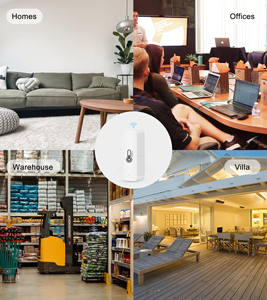 Tuya registratore di Temperatura Smart WIFI Sensor de Temperatura e Umidade Com Controle Remoto - Product Image 3