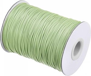 Cuerda de poliéster encerado de 1mm de fábrica, hilo de abalorios, cuerda para manualidades para hacer joyas, pulsera, collar - Product Image 1