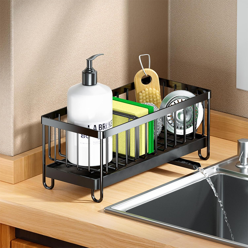 black under sink caddy storage
