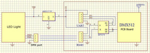 Modulo PCB Wireless DMX 5V integrato nelle luci del palco a LED - Product Image 6