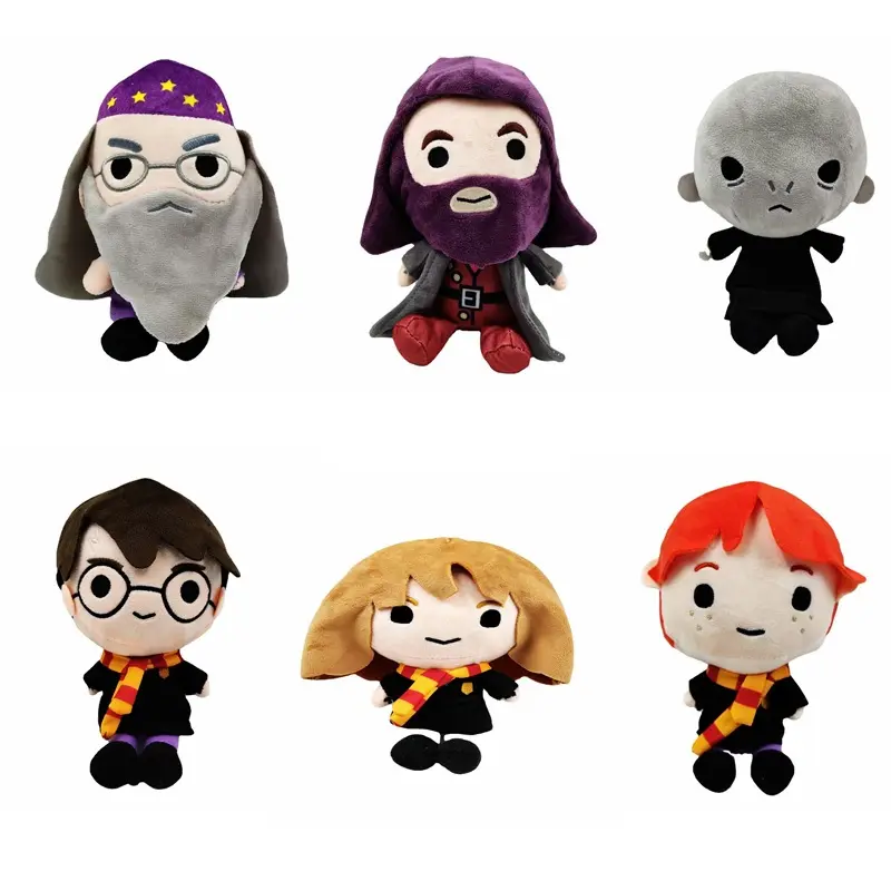New 20cm Harry Plush Potter Toy Scarf Ron Movie TV Stuffed Toys Best Selling Mini Cartoon plush toy figurine cute doll for gift