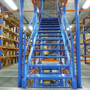 De diseño de nivel de almacenamiento de almacén de acero Q235B Mezzanine de sistemas de estanterías - Product Image 3