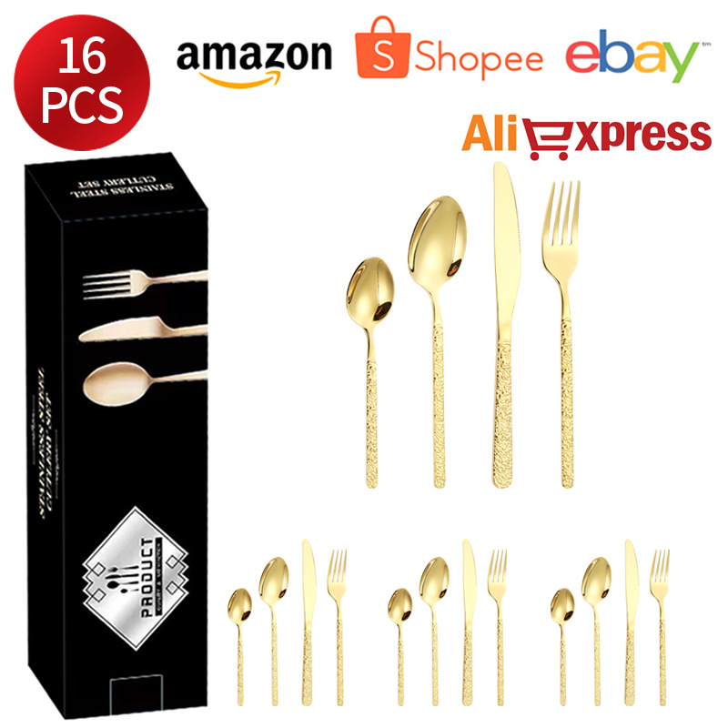 Gold 16pcs
