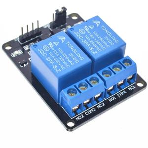 Arduin ARM PIC AVR DSP elektronik için 1 adet 5V 2 kanal röle modülü kalkanı