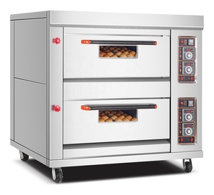 2 Deck 4 Trays <strong>Gas</strong> <strong>Oven</strong> for Pastry Bakery Factory Promotion Price - Product Image 1