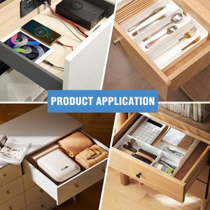 Glissières de tiroir Quincaillerie Glissière de tiroir à montage par dessous Canal télescopique Extension complète Glissière de tiroir à fermeture douce pour armoires de cuisine - Product Image 6