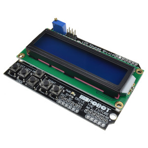 LCD-Tastatur abschirmung LCD1602 LCD 1602-Modulanzeige für Arduino ATMEGA328 ATMEGA2560 Himbeer-Pi Für UNO-Bluescreen