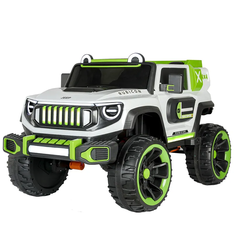 Carro de brinquedo Jeep para crianças, veículo off-road, carrinho de bebê com controle remoto, com tração nas quatro rodas, elétrico para bebês do sexo masculino e feminino