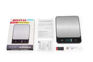 22Lb/10Kg Digital Kitchen Scale <strong>Grams</strong> and Oz for Baking Cooking and Weight Loss, 1G/0.04Oz Precise Graduation, Kitchen Gadgets - Product Image 6