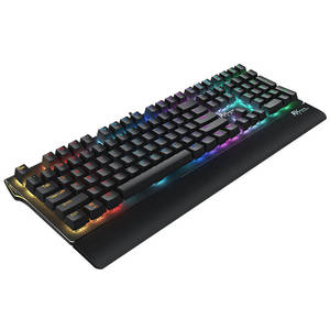 Escritorios árabe abrazadera de metal a4tech en el teclado rojo cereza mx azul micro interruptor bandeja clavier sans fil azerty touchpad teclas - Product Image 5