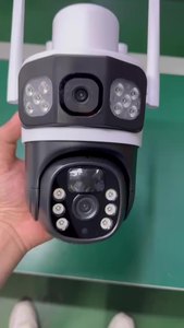 Eseecloud V380 Pro a energia solare doppia lente PTZ telecamera di rete WiFi esterno 4G con sensore di CMOS per la sorveglianza di sicurezza - Product Image 3