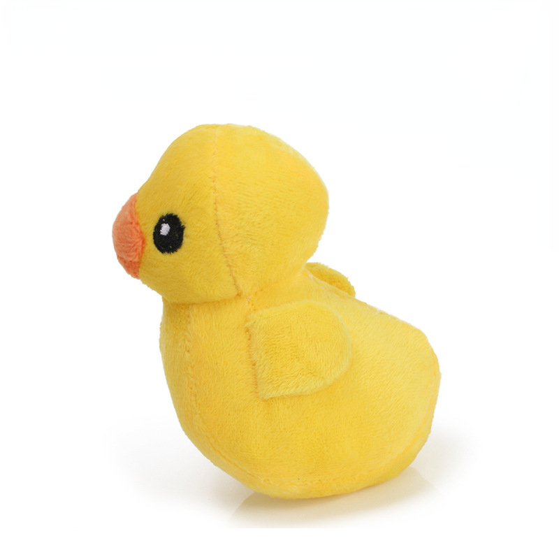 Peluche petit canard jaune