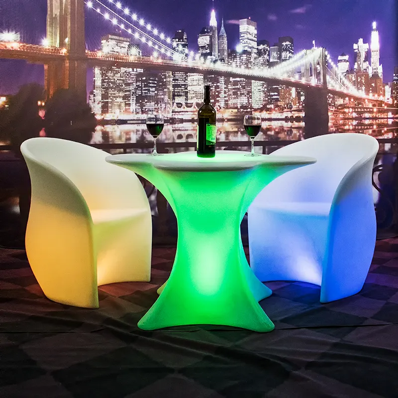 CHAISES DE BAR LED PUB LUMINEUSES AVEC LUMIÈRE