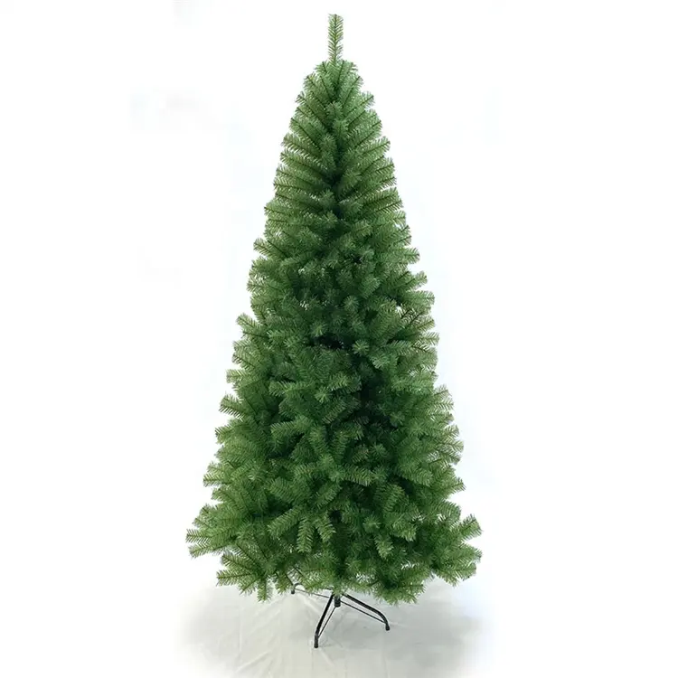 Barato al por mayor de los precios básicos normal 1ft 2ft 3ft 4ft 5ft 6ft 7ft 8ft 9ft 10ft 12ft verde de plástico de pvc árbol de Navidad artificial