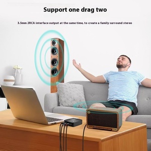For Bluetooth5.4 Adapter Audio Receiver with 3.5 AUX <strong>Input</strong> and 2RCA <strong>Output</strong> for Car CD Player Laptop Old Speaker support 2 <strong>device</strong> - Product Image 4