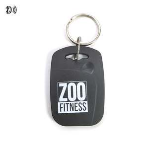 Tùy chỉnh in ấn ABS keyfob UHF <span class=keywords><strong>tag</strong></span> ucode8/9 người nước ngoài H3/H4 RFID UHF Keychain cho không tiếp xúc truy cập/nhân viên đăng nhập - Product Image 1