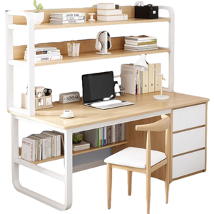 2024 nuevo escritorio de ordenador de madera de lujo de alta calidad, mesa de aprendizaje ergonómica multifuncional para niños - Product Image 1