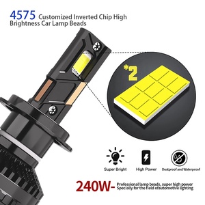 CLF3ハイパワー240W 300,000 LM H4車用LEDヘッドライト電球キャンバスH1 H3 H7 H11 LEDヘッドライトIP68防水自動照明システム