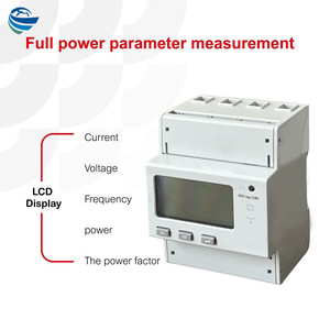 CA trifase 380V 100A intelligente bidirezionale potenza energia kWh Meter Over Under protettore di tensione relè interruttore limite di corrente metà - Product Image 6