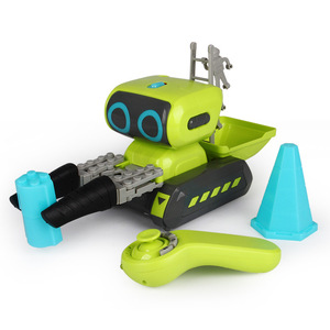 TikTok 1:16 intelligente Robot di programmazione nuovo veicolo di ingegneria spaziale per l'educazione della prima infanzia telecomando - Product Image 1