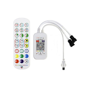DC 5V-24V WS2811 WS2812B Пиксельная Адресуемая Светодиодная лента RGB Dream Color 24 ключа пульт дистанционного управления приложением Smart Led Controller - Product Image 2