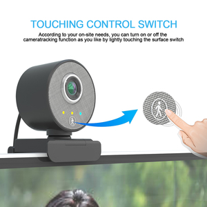 JideTech 1080P USB PC <strong>Web</strong> <strong>Camera</strong> Motion Auto Tracking Webcam with Microphone - Product Image 4