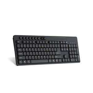 Juego combinado de teclado y ratón inalámbrico para juegos de 104 teclas con cable de ordenador negro inglés con puerto USB adecuado para oficina en casa - Product Image 2
