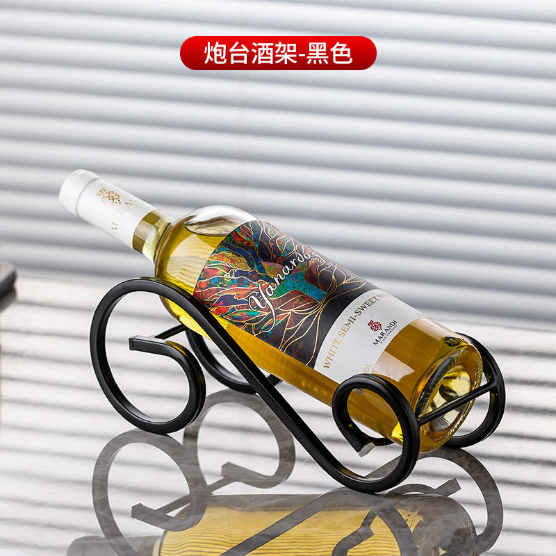 Casier à vin en forme de canon - Noir