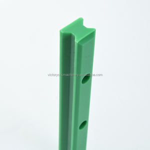 Riel de guía lineal de plástico HGR25 de 250mm, rieles de guía UHMWPE, riel lineal de cadena de doble velocidad, Riel de guía de cadena de polietileno - Product Image 1