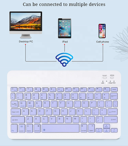 Mini Slim Colorful Wireless <strong>Keyboard</strong> for Samsung <strong>Android</strong> Tablet for iPad 9.7 10.5 10.2 for Cellphone Tablet <strong>Bluetooth</strong> <strong>Keyboard</strong> - Product Image 6