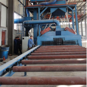Q6920 Continous Pass Through Shot <strong>Blast</strong> Cleaning Machine /Wheel Blasting Machine Fot Steel Plate and Steel Sheet - Product Image 6