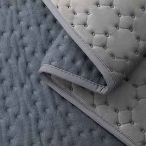 Selimut elektrik bantalan kasur pemanas elektrik, penutup kasur pemanas elektrik selimut penghangat ukuran Queen kembar - Product Image 2