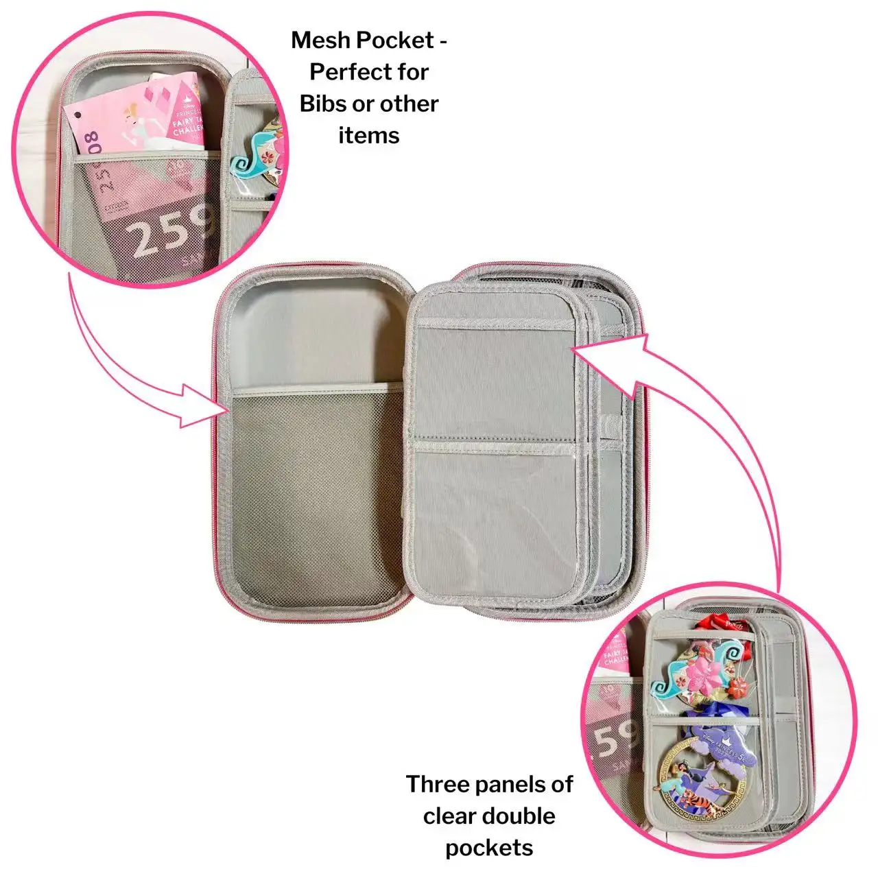 फैक्टरी कस्टम हैंडल पोर्टेबल ट्रैवल ईवा कैरी हार्ड केस बॉक्स हर मील मैजिक ट्रैवल मेडल केस स्टोरेज बैग है