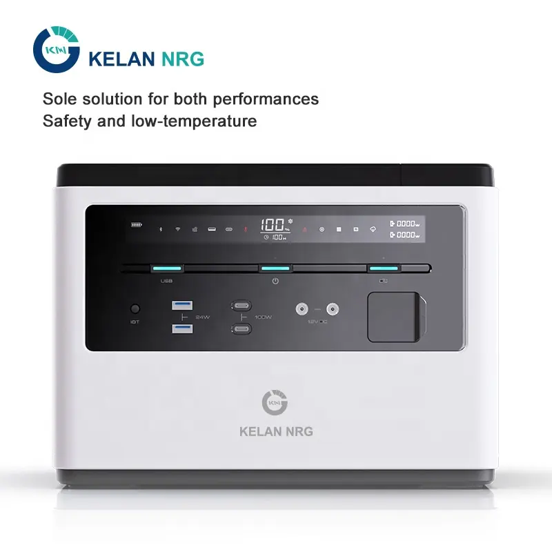 KELAN M6 batteria al litio a bassa temperatura 700W centrale elettrica portatile generatore di energia solare caricabatterie wireless banche di alimentazione campeggio