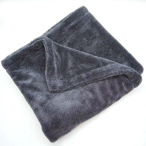 Large Size <strong>Dual</strong>-Pile Twist Loop Microfiber Car Drying <strong>Towels</strong> 70/30 Blend Two Colors Quick-Dry Strong Water Absorption Ability - Product Image 2