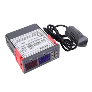 STC-3028 Double <strong>Digital</strong> Thermostat Hygrostat <strong>Temperature</strong> Humidity <strong>Controller</strong> 110V 220V DC 12V 24VHygrometer Incubator <strong>Controller</strong> - Product Image 3