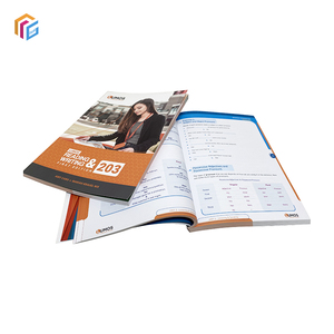 Libro de texto impreso barato de tapa blanda en rústica con diseño personalizado Libros de trabajo escolares para niños con impresión personalizada - Product Image 2