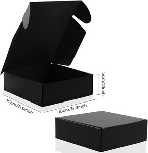 热卖便宜定制可回收彩色瓦楞纸箱小邮寄收纳盒服装包装盒 - Product Image 1